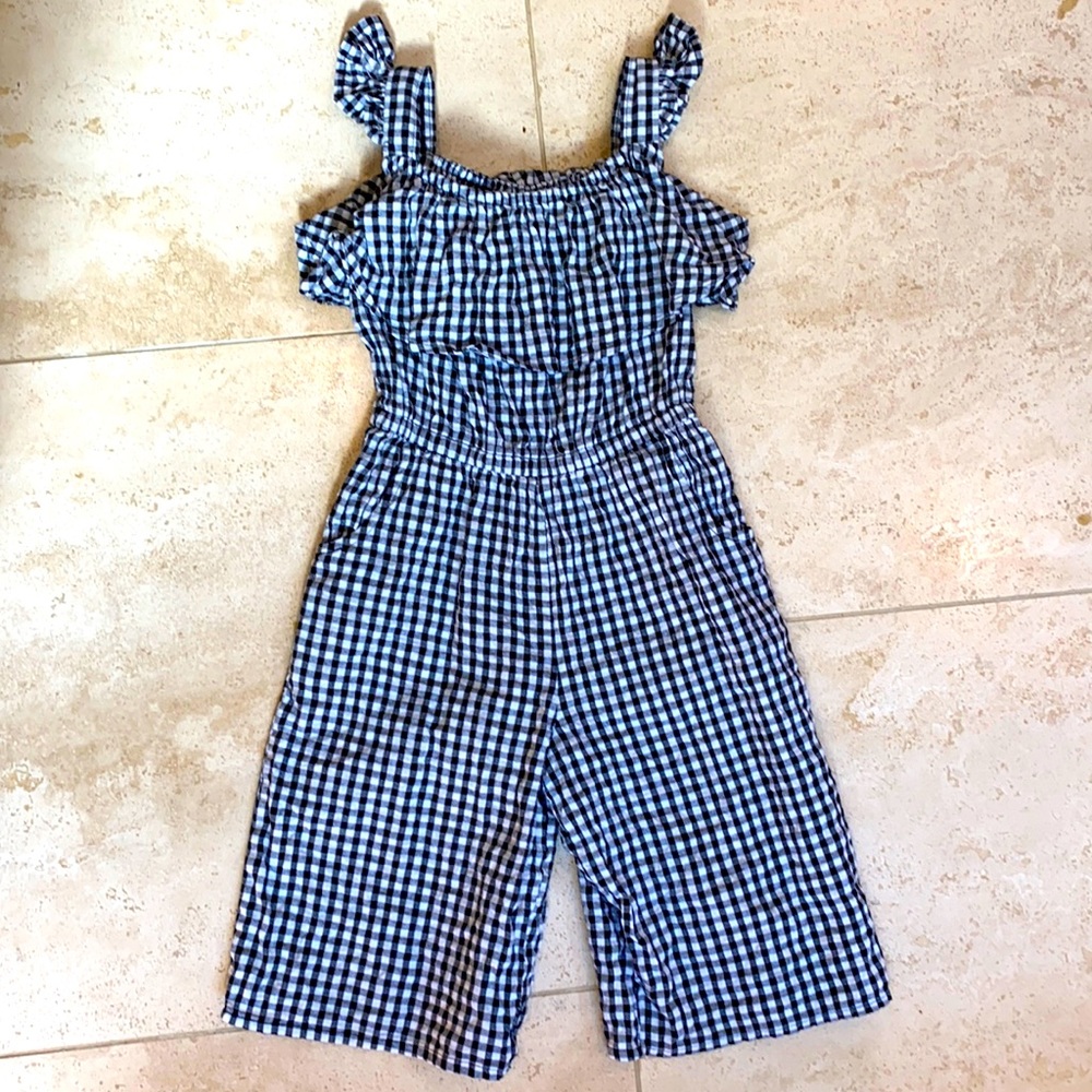 Tucker + Tate wide leg gingham jumper 3T